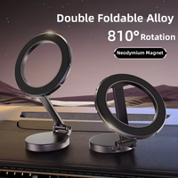 Support de téléphone rotatif à 360 degrés de bonne qualité, utilisation à domicile, sur le bureau, en voiture, en alliage d'aluminium, support magnétique pour téléphone portable pour iPhone