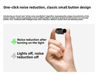Mini Kabelloses Ansteck-Kondensatormikrofon Geräuschunterdrückung LED-Lichter Typ-C Leichtgewicht 30m Reichweite Live-Streaming Lange Akkulaufzeit