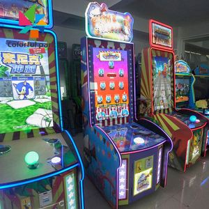 Machine de jeu d'arcade à monnayeur colorée, économique et esthétique pour parcs, machine de divertissement pour enfants, machine de loterie - Product Image 2