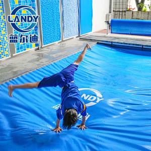 Cubierta Retráctil de PVC para <span class=keywords><strong>Piscina</strong></span> Landy, Protección UV, Antipolvo, Cubiertas Rígidas para Piscinas Enterradas, Se Puede Caminar Sobre Ella - Product Image 4