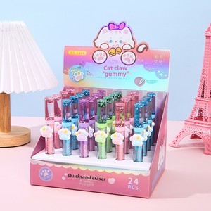 Gomma per Cancellare Soododo in Materiale TPR, Penna Cancellatrice Push-Pull per Disegno e Schizzi, Gomma per Matite Scolastiche per Esami e Disegno - Product Image 4