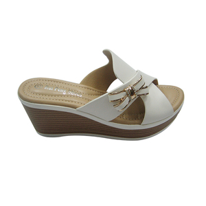 Talon <span class=keywords><strong>compensé</strong></span> personnaliser chaussures femmes mode pantoufles pour les femmes - Product Image 1