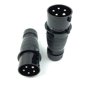 Prise d'alimentation industrielle 5 broches 32A étanche IP66 380V en ABS pour éclairage de scène et connexion électrique - Product Image 3