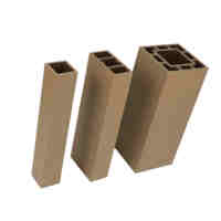 Nouveau Moderne Extérieur WPC Balcon Main Courante Bois Plastique Composite Jardin Garde-corps Pont Villa Escalier Rampe Balustrades Mains Courantes