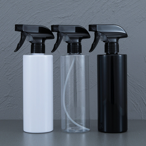 Bouteille de pulvérisation ronde cylindrique vide 500ml 16oz pulvérisateur à gâchette en plastique pour l'entretien de la voiture - Product Image 5