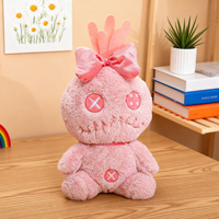 Jouets en peluche personnalisés dorés et roses brodés, série Bulle d'Eau, anti-stress, poupées unisexes, pour machines à griffes, cadeaux pour enfants, coussins