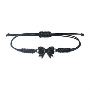 Colorful Animal Sports Style Butterfly Charm Waterproof <b>Plastic</b> <b>Wrap</b> Bracelet String Braided Bangle Promotional Fashion Jewelry - Product Image 1