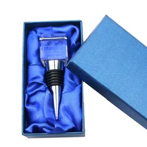 Tapón de <span class=keywords><strong>vino</strong></span> de cristal Natural K9 pulido de estilo más nuevo 2025 tapón de <span class=keywords><strong>vino</strong></span> de diamante con impresión UV - Product Image 2
