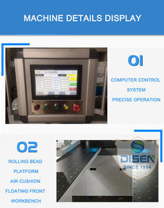 Machine à découper électronique à lame circulaire murale à table coulissante numérique informatisée pour panneau acrylique - Product Image 3