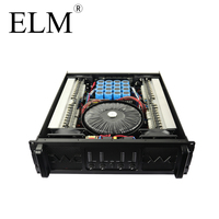 Amplificateur de scène audio professionnel 4 canaux 1200W (noir métallique)