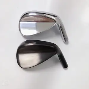 Factory Direct Custom 52 56 60 degree Black Silver Stainless Steel CNC Milled Golf Clubs Wedge Heads