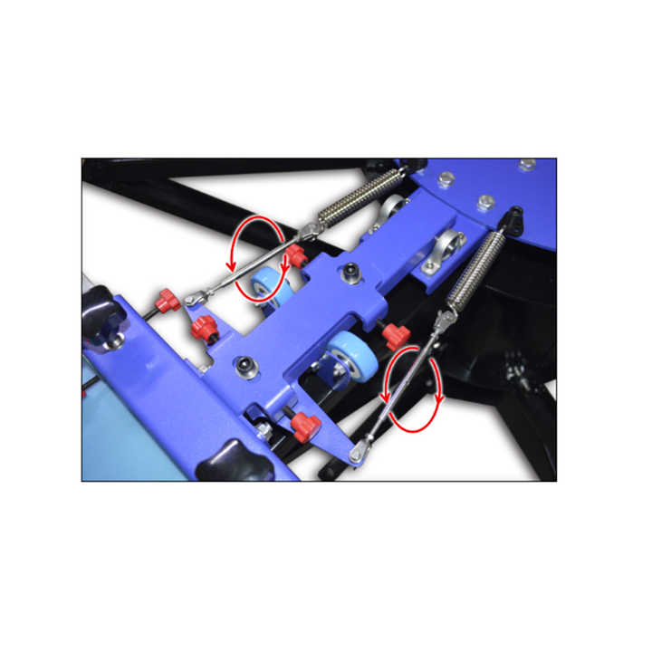 シルクスクリーン 印刷機 4色刷り プロ向け 回転 4ステーション 【公式