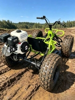 Kart électrique tout-terrain 200CC 1800W avec options de roues de 6/8/10 pouces, buggy tout-terrain pour adultes