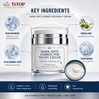 Crème Correctrice Anti-Taches Acides Adeus pour Peaux à Tendance Acnéique Visage Corps Blanchissante Utilisation Nocturne Aisselles Maillot de bain Genoux Coudes Personnalisable