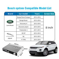 Android Auto sans fil et CarPlay pour Land Rover/Jaguar/Range Rover/Evoque/Discovery 2012-2018 Lecteur multimédia de navigation automobile