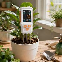 Testeur de sol numérique portable 10 en 1 pour la détection de l'humidité, de la température, du pH, de l'EC, du NPK et de la luminosité