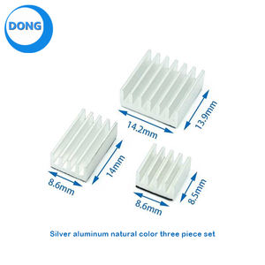 适用于树莓派 4B 的阳极氧化彩色散热器主板 IC 散热器，带粘性背衬 - Product Image 2