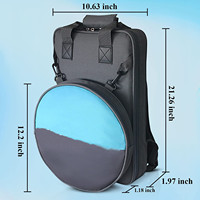 Sac à dos Portable étanche de 12 pouces avec LOGO personnalisé, sac de rangement de coussinets muets avec étui de sac à baguette