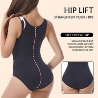 Body gainant sans couture à bretelles, effet amincissant et taille cintrée, coupe ajustée, ventre apparent, gaine sculptante