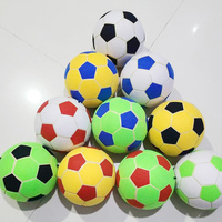Ballon de football adhésif gonflable en caoutchouc à surface rugueuse pour le tir sur cible, les sports et le divertissement