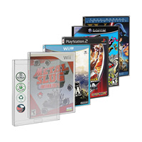 Boîte de protection transparente pour cartouches de jeux PS2/Xbox 360/Xbox/WII/Wii U/GameCube