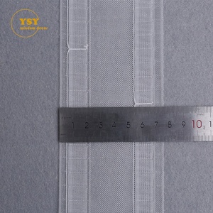 Nastro Ondulato Trasparente <span class=keywords><strong>per</strong></span> <span class=keywords><strong>Tende</strong></span> a Pieghe Ondulate, Larghezza 3 Pollici, <span class=keywords><strong>per</strong></span> Drappeggi a Pieghe a S - Product Image 2