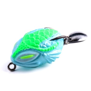 Nuevo Señuelo de Pesca Tipo Gancho de Sangre Estilo Tailandés Mini Thunder Frog, 3 cm, 5 g, Doble Anzuelo, Equipo de Pesca - Product Image 2