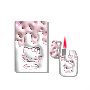 Gió bảo vệ phim hoạt hình Inflatable kuromi Hồng ngọn lửa khí nhẹ hơn với công suất lớn 20 Hộp Thuốc Lá cho món quà - Product Image 6