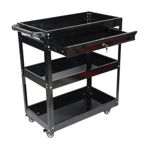 Chariot à outils pliable en métal AOCHEN de taille moyenne avec tiroir, panneau arrière et rangement 3D - Product Image 5