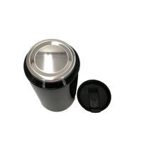 Mug à café classique en acier inoxydable de 16 oz, gobelet isotherme en métal, bocal à conserves avec couvercles pour boissons chaudes