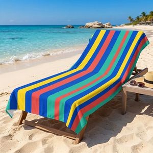 Toallas <span class=keywords><strong>de</strong></span> Playa <span class=keywords><strong>de</strong></span> Microfibra Suave con Diseño Tropical, Secado Rápido, Estilo Cabana, para Adultos, con <span class=keywords><strong>Rayas</strong></span> Impresas, OEM - Product Image 3