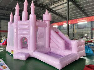Castillo de princesa de ensueño rosa, castillo inflable comercial que rebota, casa de rebote para niños, Castillo de salto combinado para niñas - Product Image 2