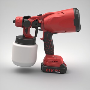 Airless Spray Gun 21V Max Lithium Battery 1L Cup Capacity Diy Paint Spraying Machine - Product Image 1
