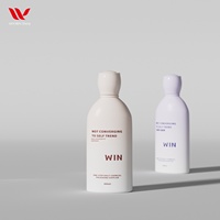 Conteneur d'emballage cosmétique pour animaux de compagnie en plastique de luxe de 400 ml, flacon d'huile essentielle liquide avec bouchon à vis