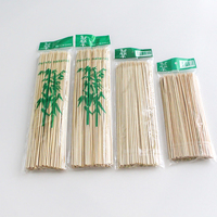 100% bâtons en bois naturel épais bâtons de bambou ronds Chine avec logo personnalisé