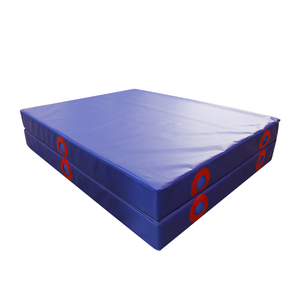LINYIQUEEN Landing Crash Mat PVC cuero plegable fácil <span class=keywords><strong>de</strong></span> almacenar para entrenamiento <span class=keywords><strong>de</strong></span> gimnasia venta directa <span class=keywords><strong>de</strong></span> fábrica - Product Image 1