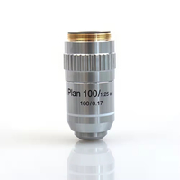 BOSSQING Biological Flat-Field Finite Distance Achromatic Objectives Flower-Patterned Design 20.32mm RMS Parfocal OEM