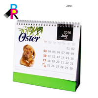 Calendrier de table personnalisé 2027, cadre photo en papier imprimé, monument de la ville, vente en gros, décoration de bureau et de maison, souvenir