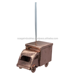 METAL IRON HOT SELLING GOODS CARRYING TRUCK SHAPE SMALL MINIATURE NEW ARRIVAL CHRISTMAS HANGING ORNAMENT <b>TREE</b> DECORATION - Product Image 5