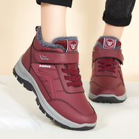 Sepatu Boots Wanita Anti-Abrasi Musim Dingin Terbaru dari Pabrik GM-D-2, Sepatu Kasual Platform Fashion untuk Berjalan