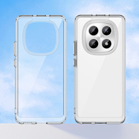 Pour Redmi Note 15 5G Housse, Crystal Clear Slim TPU + Acrylique 2 en 1 Housse de téléphone portable antichoc pour Redmi Note 15 Pro Plus