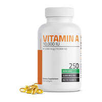 Gélules de vitamine A, formule 10000 UI, favorisent la santé de la vue et du système immunitaire, ainsi que la croissance et la reproduction saines