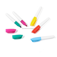 Lot de 12 marqueurs permanents de couleurs assorties, stylos marqueurs de couleur à pointe fine pour la coloration, le marquage et le dessin pour adultes