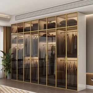 Fabriqué en Chine, armoire de rangement pour vêtements de chambre à coucher, hôtel, en bois, moderne, de luxe, de haute qualité, pour femmes - Product Image 5