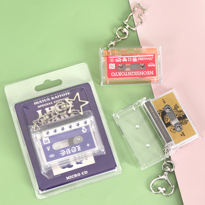 WEISHENG Charms Mini Caja de Álbum de Casete, Regalos para Conciertos, Plástico Personalizado con Chip NFC, Estuche Vintage para Mini Casete - Product Image 4