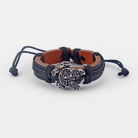 Bracelet en cuir de tortue blanc/marron/rasta tribal surfeur de mer, bracelet de surf, charme tendance