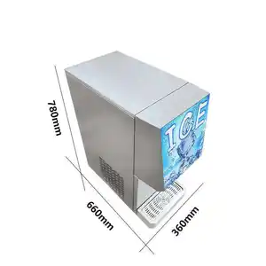 Máquina de hielo comercial pequeña Nugget, máquina de hielo comercial, máquina de hielo, fabricante de cubitos