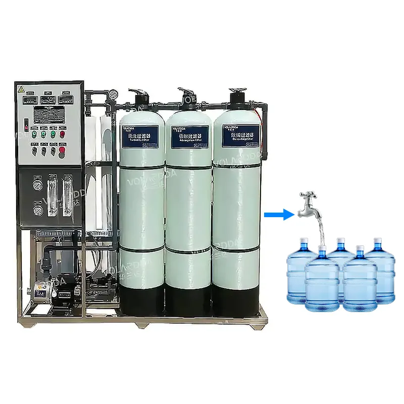 1000 L/H RO hệ thống nước khử khoáng hệ thống nước khử Muối hệ thống 500 lít mỗi giờ đại dương xử lý nước máy