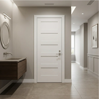 Portes intérieures en bois massif YMTC100% – Portes architecturales modernes en bois massif – Porte en placage de bois massif en stock local pour la maison