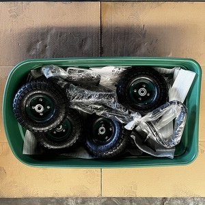 מגש פלסטיק גינה עגלת כלי העגלה חקלאות בנייה תחבורה ציוד פלדה מריצה - Product Image 5